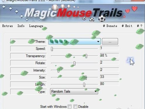 MagicMouseTrails(自定义鼠标拖尾工具)免费版v3.23