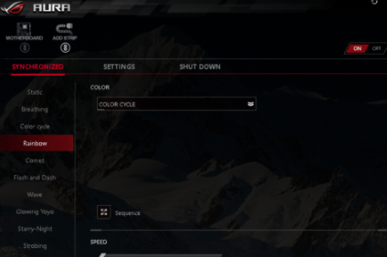 华硕AURA RGB灯效软件中文版免费版v1.07.80