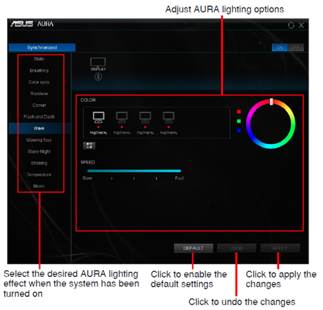 华硕AURA RGB灯效软件中文版免费版v1.07.80