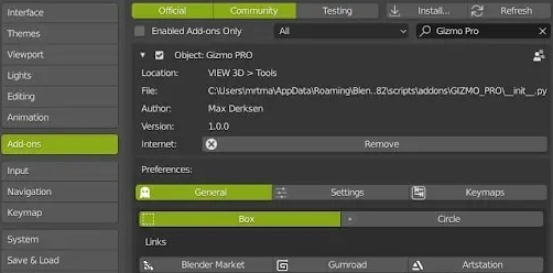 Gizmo PRO(Blender中心轴点控制插件)免费版v3.3.10