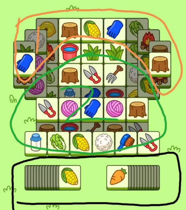 羊了个羊第二关不用道具怎么过