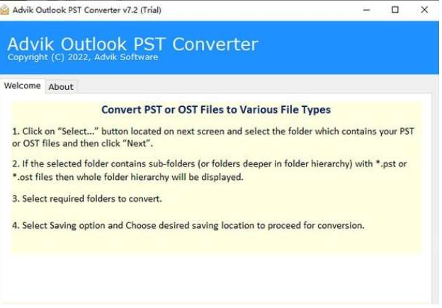 Advik Outlook PST Converter(电子邮件迁移软件)免费版v7.2