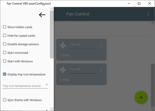 FanControl(电脑风扇控制软件)免费版v129