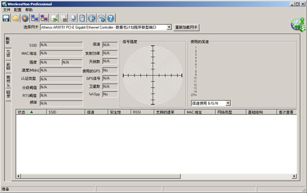 WirelessMon(无线网络信号扫描工具)免费版v5.0.0.10020