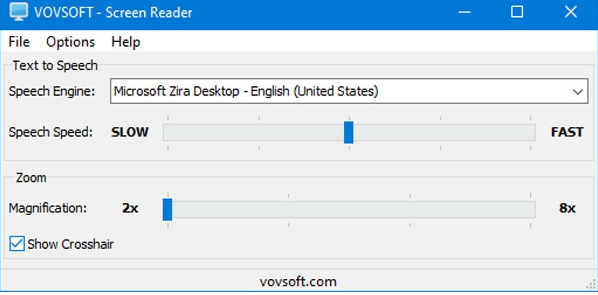 VovSoft Screen Reader（文本语音软件）V1.2免费版
