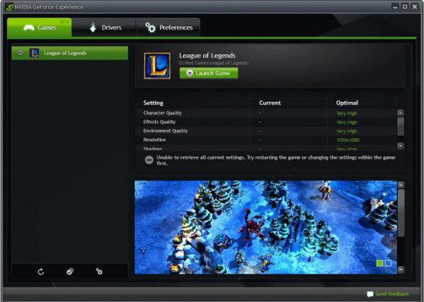 NVIDIA GeForce Experience(显卡驱动更新软件) V3.26.0.1540