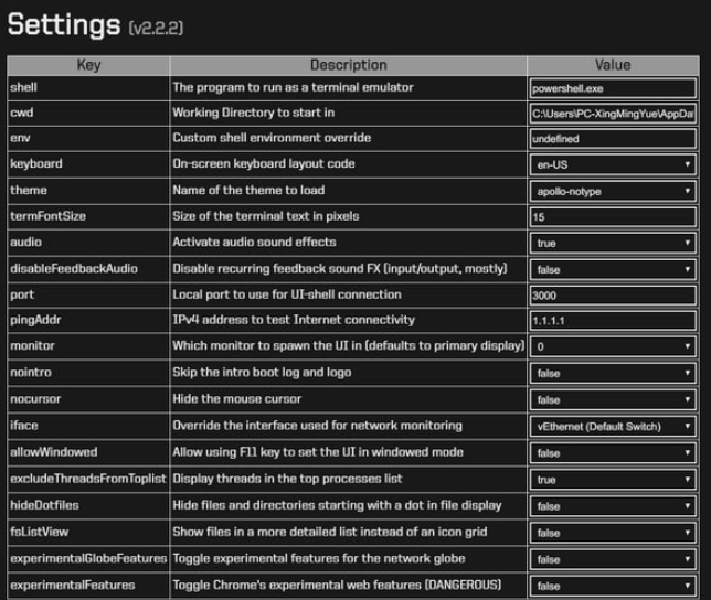 eDEX-UI(终端仿真器)免费版v2.2.8