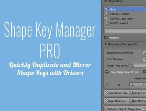 Shape Key Manager Pro