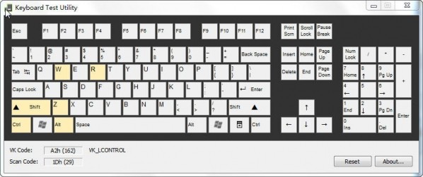 Keyboard Test Utility