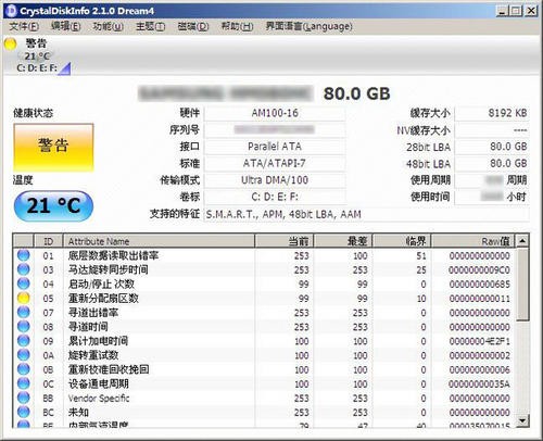 硬盘信息检测工具