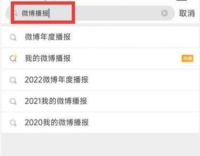 微博2022年度报告哪里查看