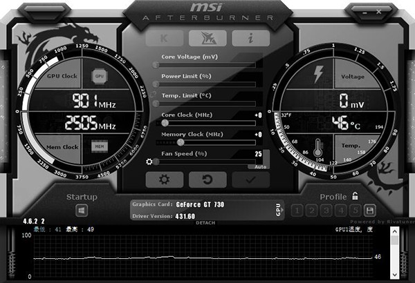 MSI Afterburner显卡超频工具