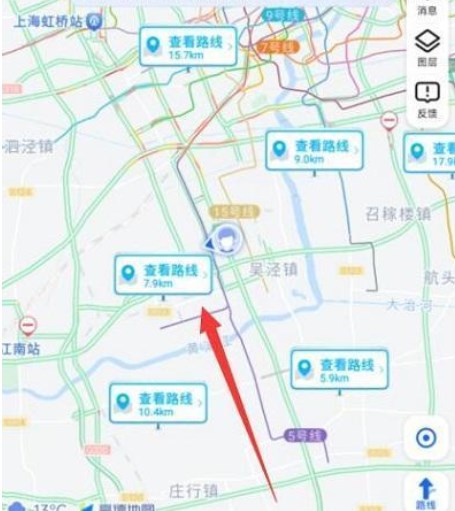 高德地图怎么设置表白路线