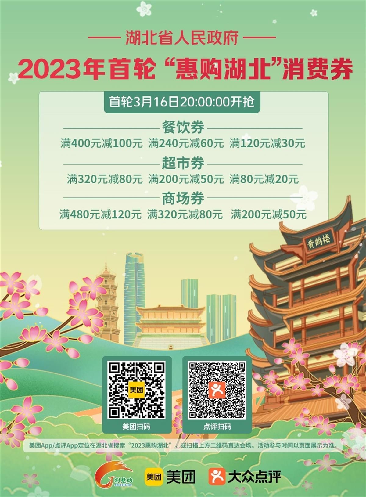 2023湖北消费券发放最新时间表分享