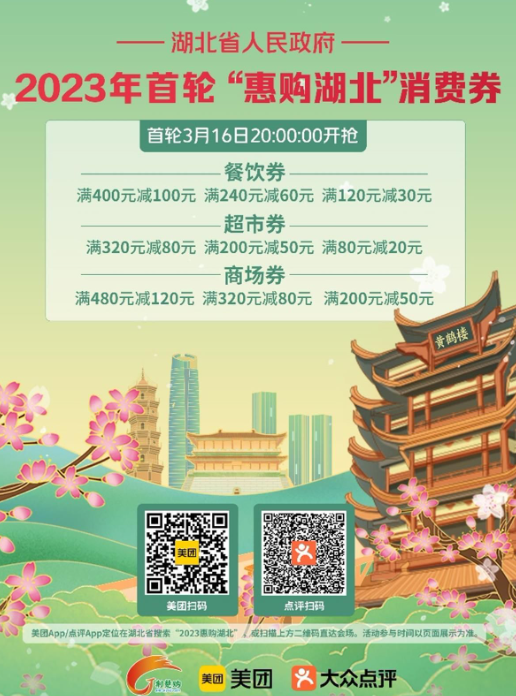 2023湖北消费券都在什么时候发放的