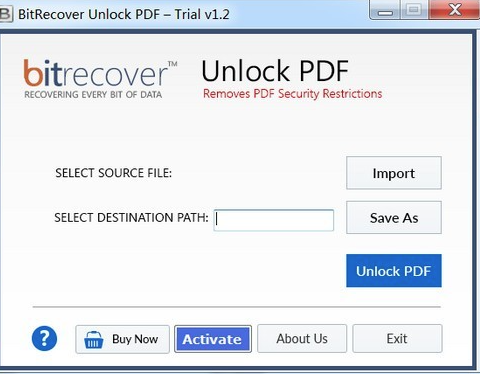 BitRecover Unlock PDF