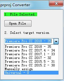 prproj Converter