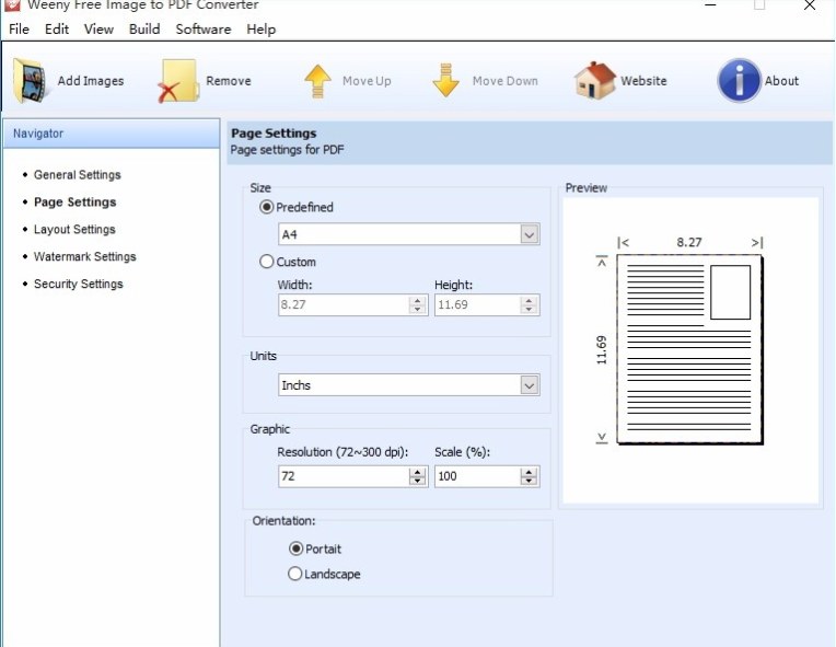 Weeny Free PDF to Image Converter