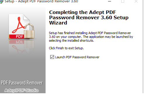 Adept PDF Password Remo