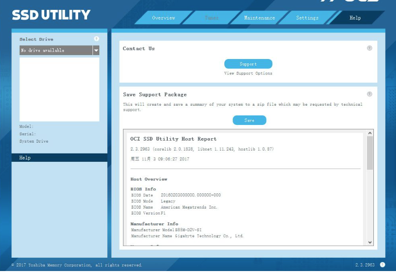 OCZ SSD Utility