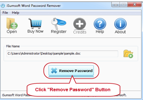 iSumsoft Word Password Remover