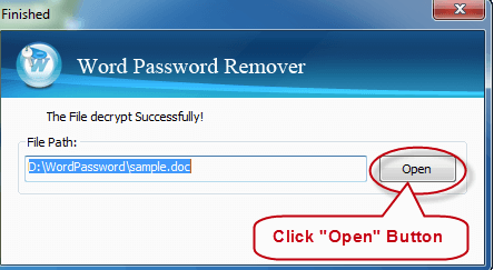 iSumsoft Word Password Remover