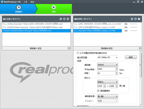 RealProducer HD0