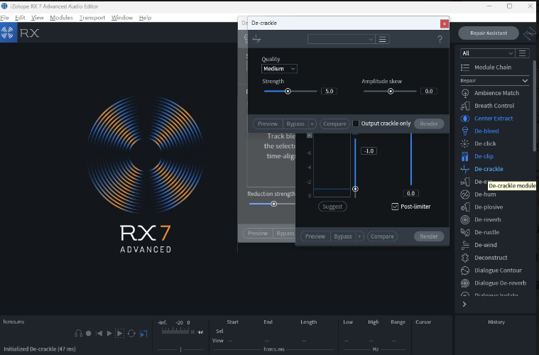 iZotope RX 7 Audio Editor0