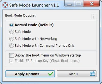 Safe Mode Launcher