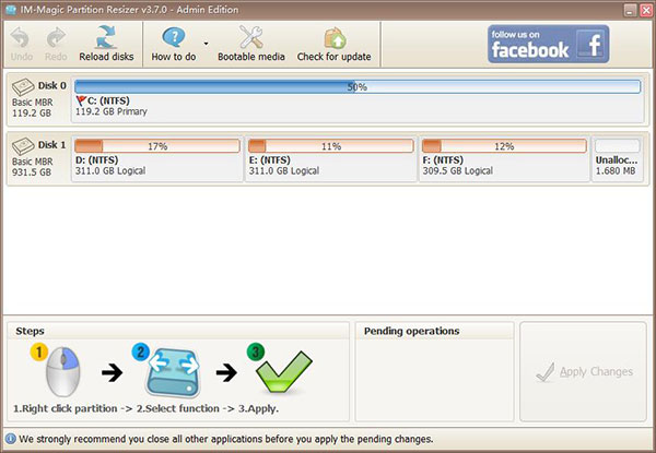 Partition Resizer Server