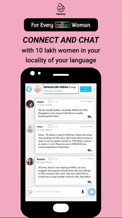 印度女性社交网络Healofy4