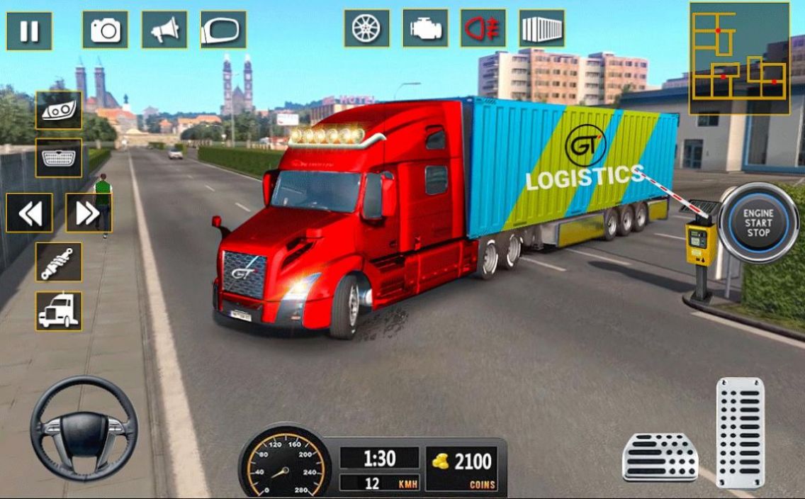 卡车驾驶停车模拟3D1