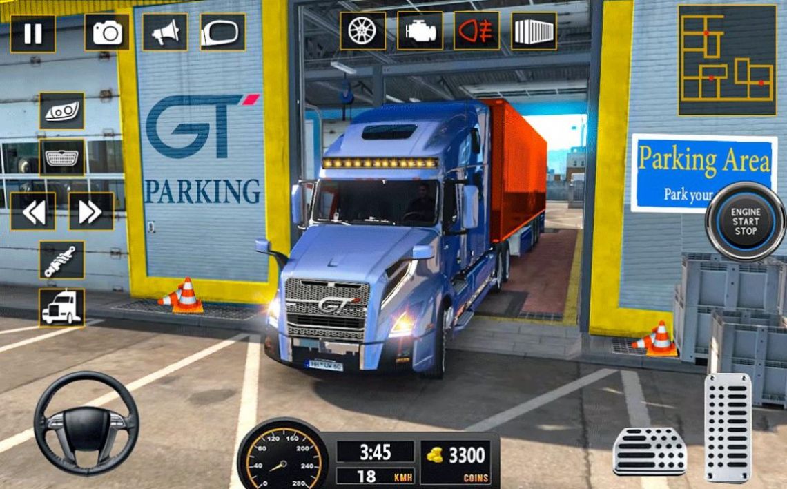 卡车驾驶停车模拟3D3
