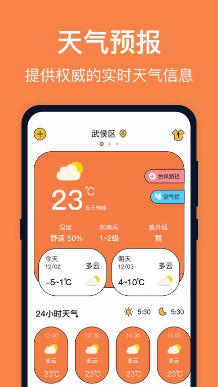 台风天气预报