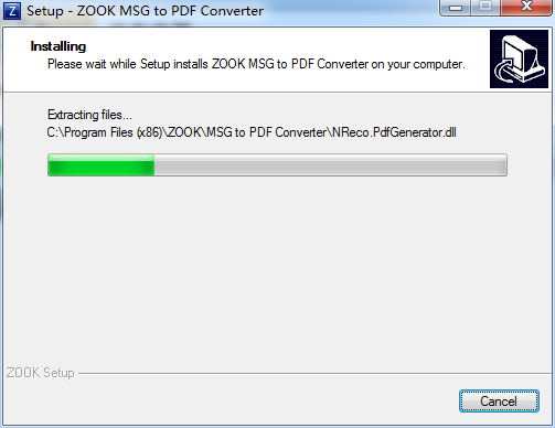 ZOOK MSG to PDF Converter