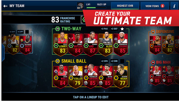 NBA Live mobile