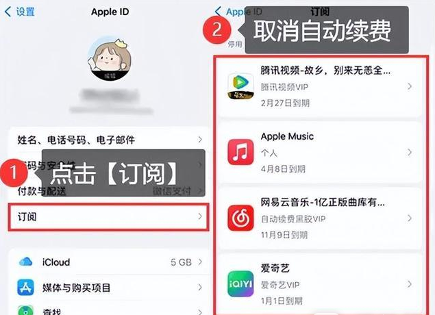 iPhone16自动扣费在哪关闭