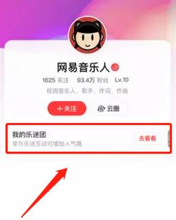 网易云音乐乐迷团邀请粉丝在什么地方