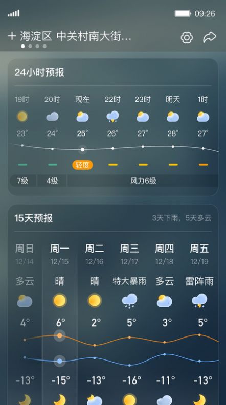 呱呱天气无广告