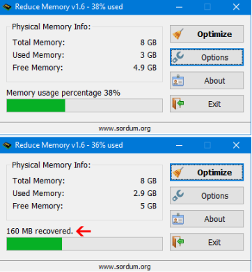 Reduce Memory