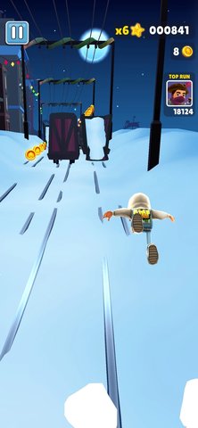 地铁跑酷雪地地图（Subway Surf）0