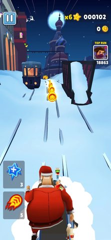 地铁跑酷雪地地图（Subway Surf）2