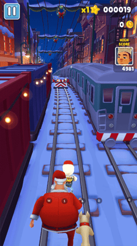 地铁跑酷圣诞版（Subway Surf）