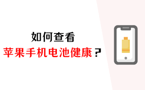 iPhone手机查看电池健康状态