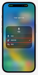 iPhone电话降噪与语音突显功能有何不同