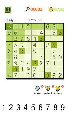 sudoku puzzle game