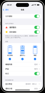 iPhone弹出窗口旁白声音设置