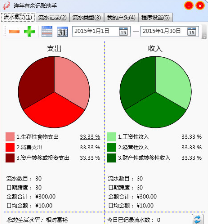 连年有余记账助手0