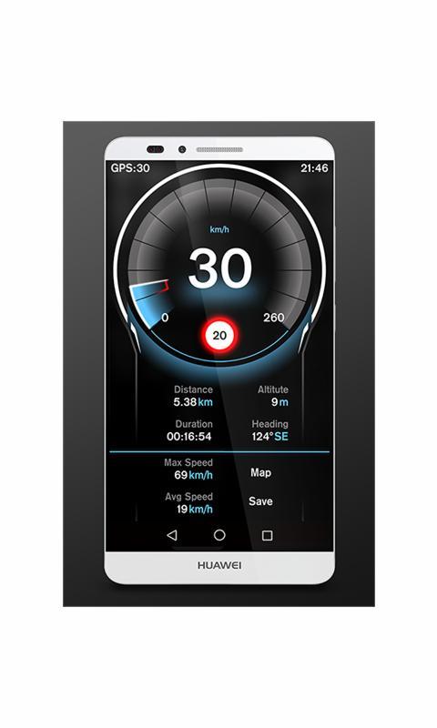 GPS速度表APP0
