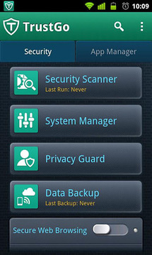 防病毒和手机安全TrustGo0